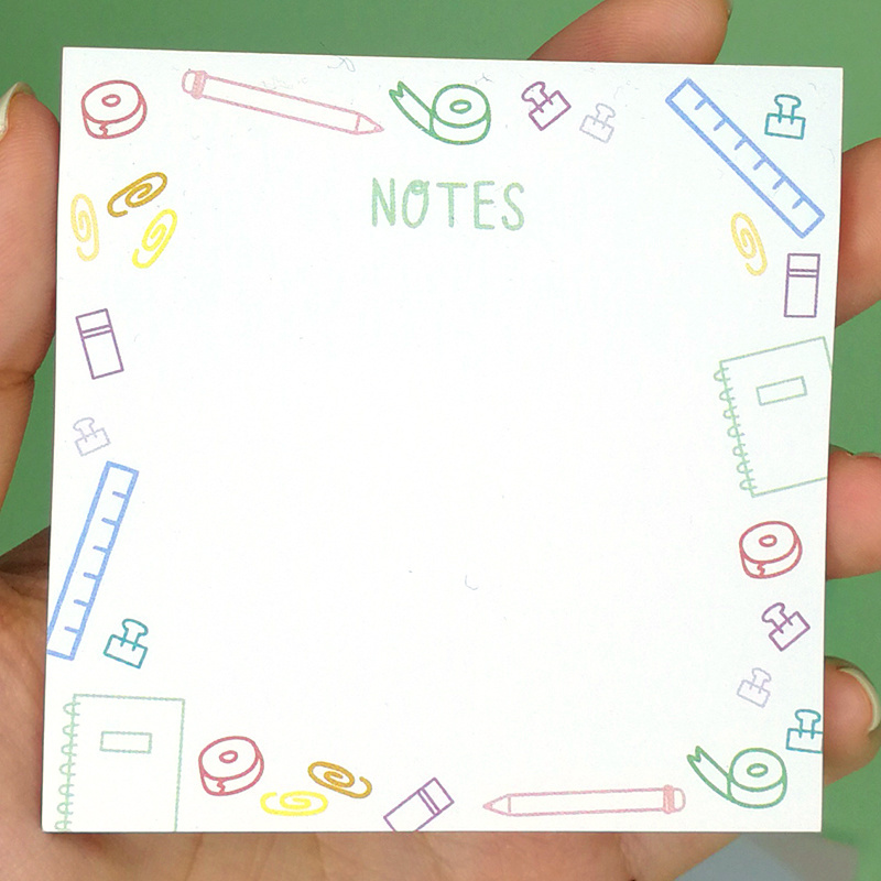 sticky notes custom personalized printed colorful paper wholesale stationery manufacturer