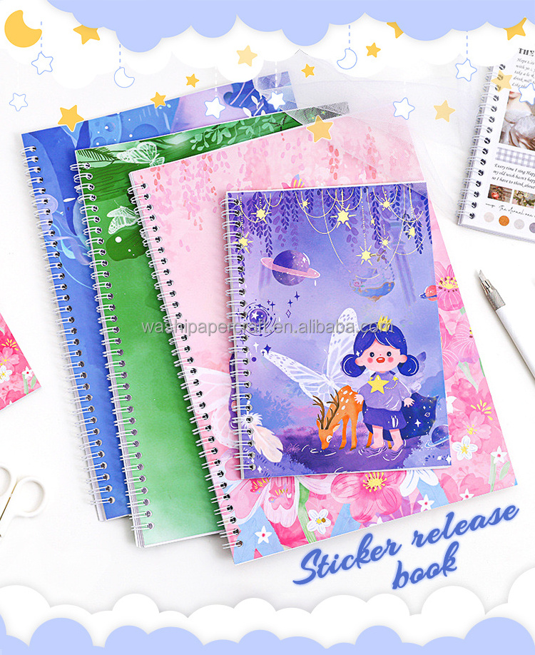 Custom Adhesive Proof reusable sticker book blank activity books for ...