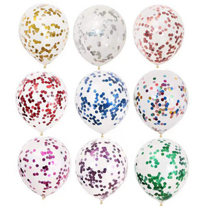 Confetti Pure Color Balloons Latex Balloons Party Decoration Happy Birthday Wedding Party Balloons