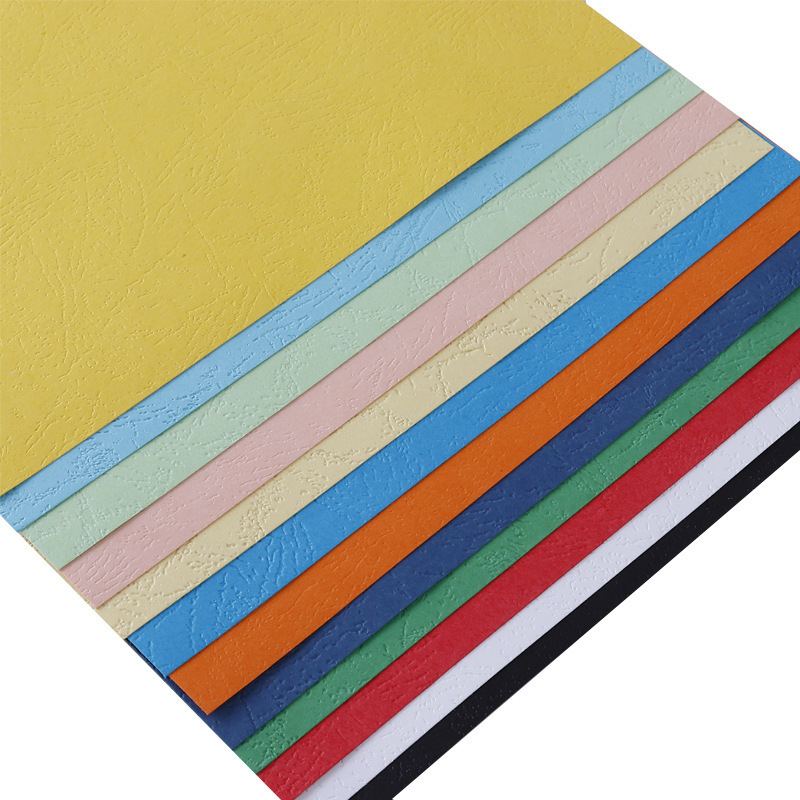 Lustrous Appearance Colored Embossed Textured Paper Cardstock For Gift Boxes Wrapping Paper