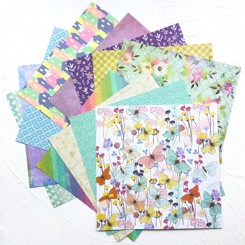 Wholesale Scrapbook Paper Pack Craft Patten Paper