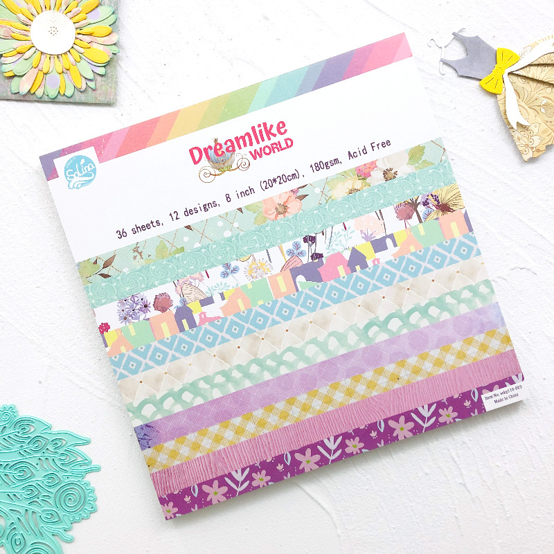 Wholesale Scrapbook Paper Pack Craft Patten Paper