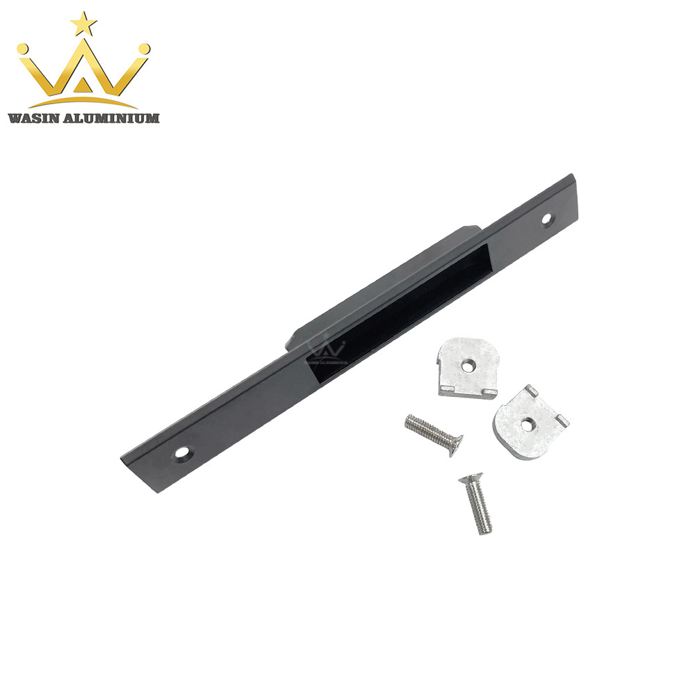 Factory Supply patio door sliding lock handle powder coated aluminium windows strip locks