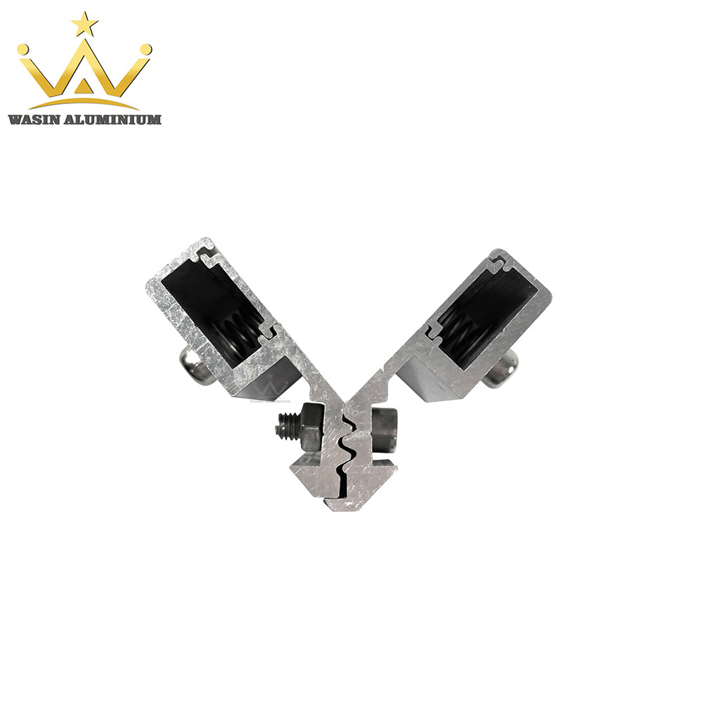 Window Frame 90 Degrees Corner Joint Die Cast Durable Aluminum Profile Connector For Door Edge