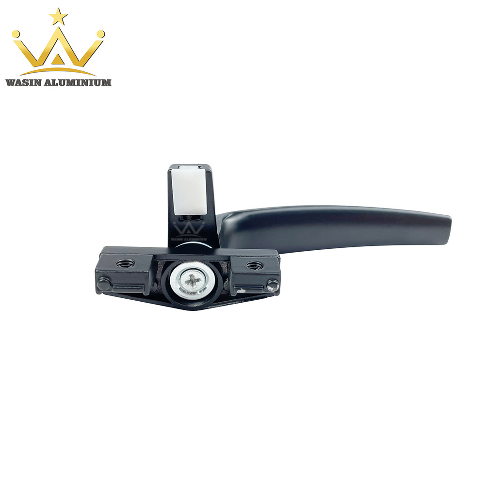 Hardware Accessories Matt Black Casement Glass Windows Crank Handles Durable Aluminum Window Pull Handle