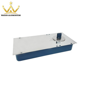 Conceal Heavy Duty Stainless Steel Cover Automatic Bathroom Glass Door Closer Adjustable Hydraulic Floor Spring