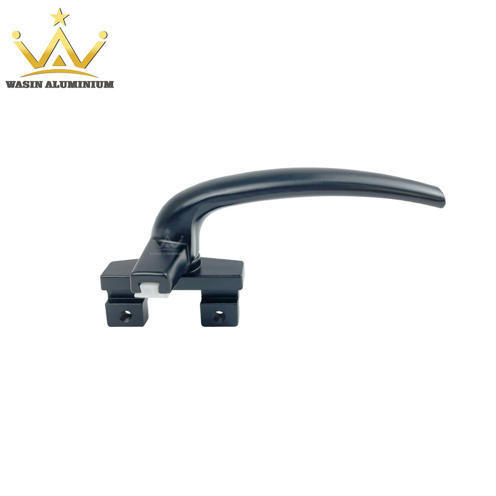 Hardware Accessories Matt Black Casement Glass Windows Crank Handles Durable Aluminum Window Pull Handle