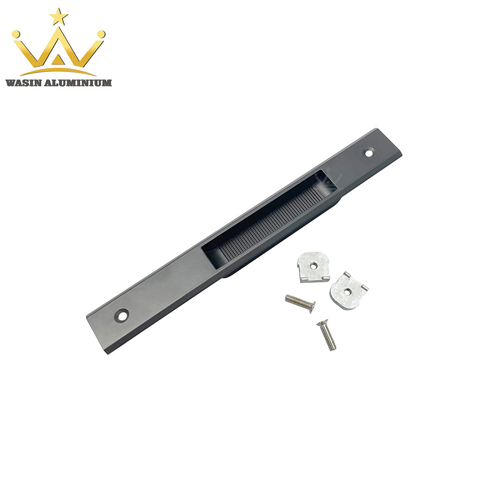 Factory Supply patio door sliding lock handle powder coated aluminium windows strip locks