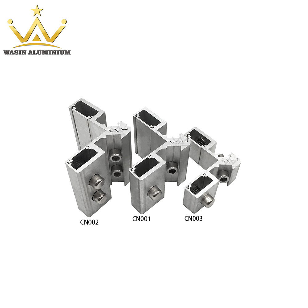 Window Frame 90 Degrees Corner Joint Die Cast Durable Aluminum Profile Connector For Door Edge