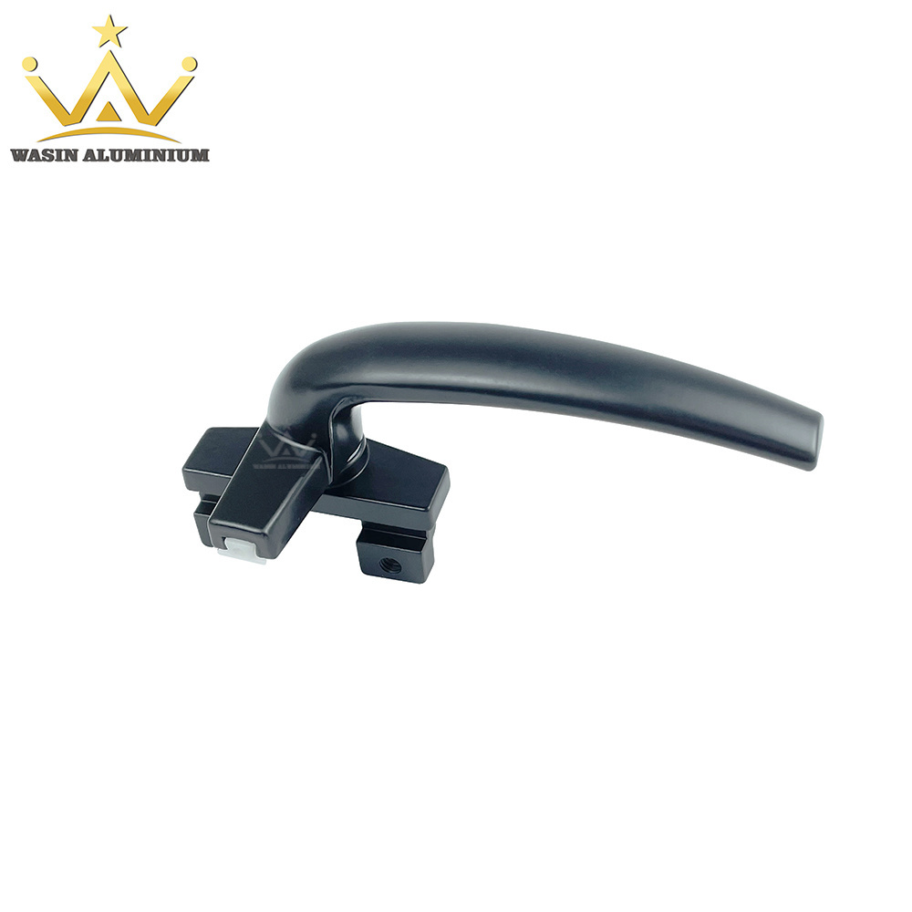 Hardware Accessories Matt Black Casement Glass Windows Crank Handles Durable Aluminum Window Pull Handle