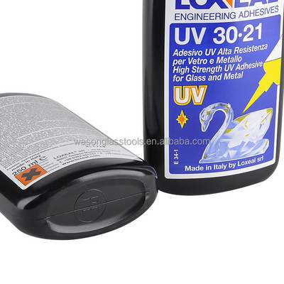 Loxeal UV adhesive glue for glass to metal