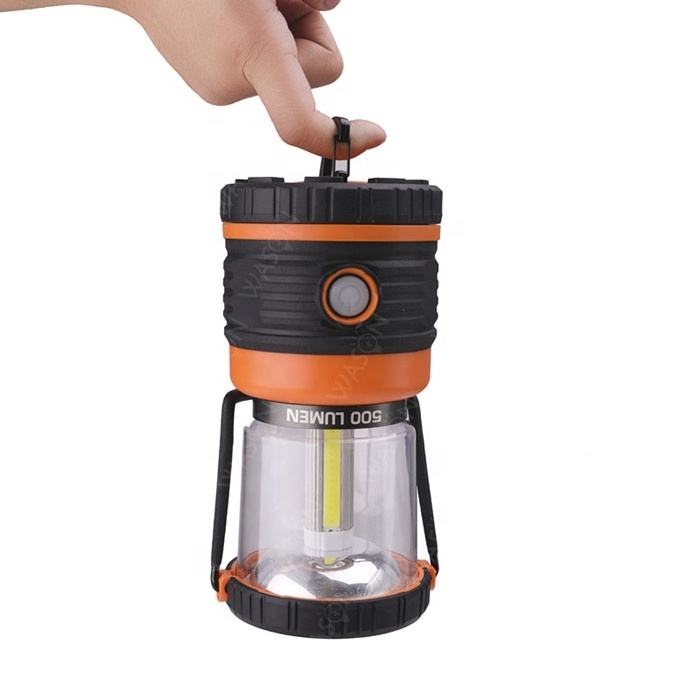 Wason High Lumen COB Outdoor Led Rechargeable Camping Lantern Perfect Lantern Flashlight for Hurricane Emergency Power Outages