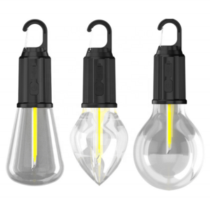 2023 New Hot Sale Waterproof Tungsten Led Outdoor Camping Bulb Light Portable Hanging TYPE-C Rechargeable Tent Bulb Lantern