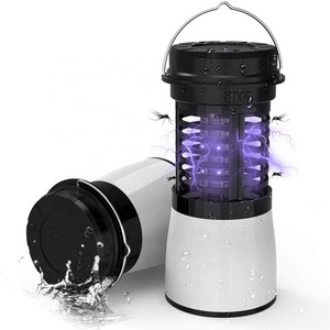 Wason 3 in 1 Stretchable USB Rechargeable Led Lantern Camping Light With Bug Zapper 6 Modes Ideal Camping Accessories