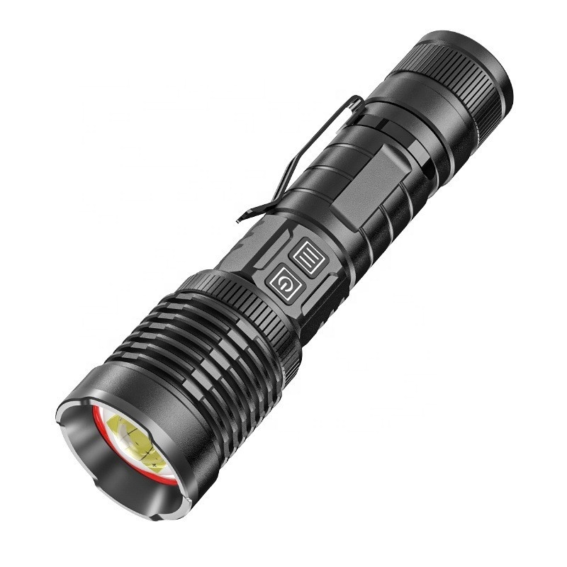 Wason The Most Powerful XHP99 3000 Lumens Glare Aluminum Chargeable Tactical Led Torch Flashlight With Metal Clip