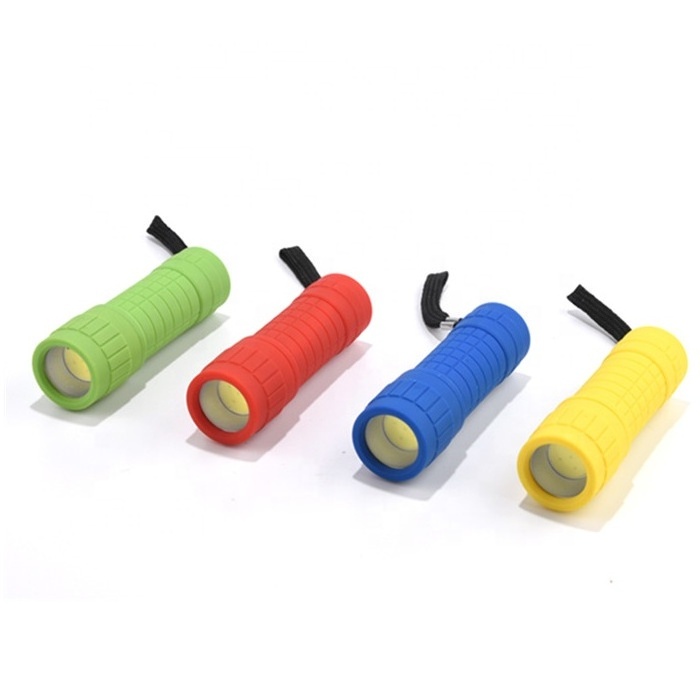 New cheap promotion mini hand COB 100 lumens rubberized ABS plastic AAA battery operated led torch flashlight for outdoor