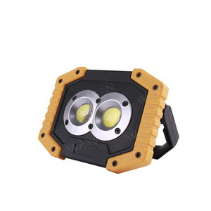 Wason durable waterproof flexible cordless COB portable led flood work light rechargeable with rotation handle and power bank