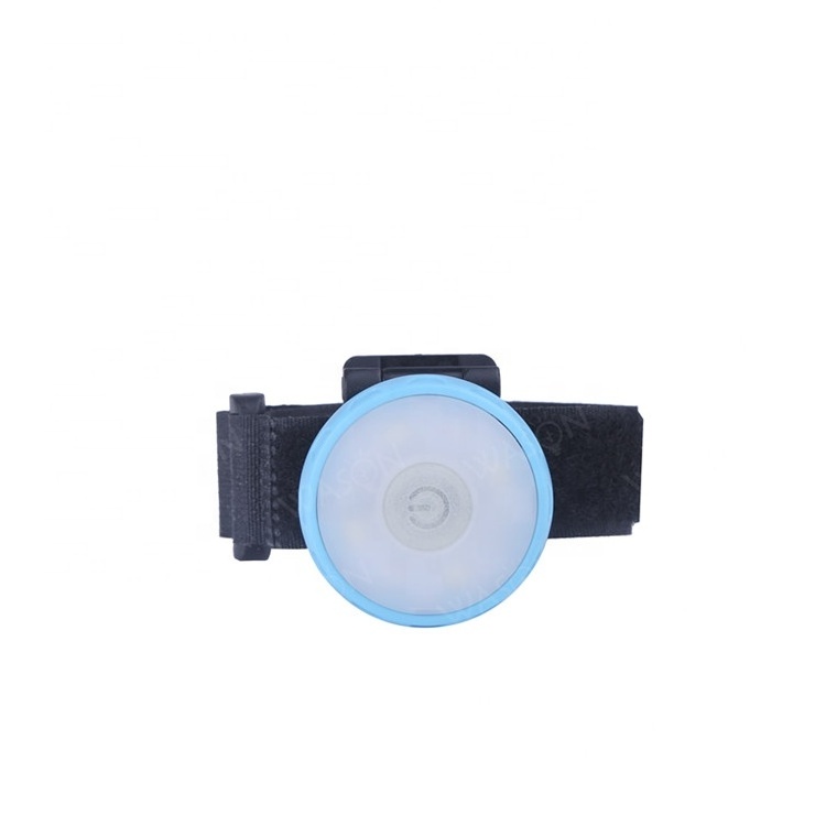 2021 Small Compact Easy Carring Removeable Strap Usb Rechargeable Clip Running Led Safety Strobe Flashing Wrist Band Arm Light