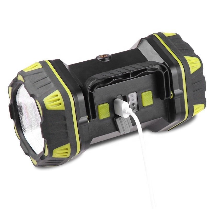 Wason 2022 New Arrival Hot Selling Multifunction Camping Searchlight High Power Wide Beam Led Search Flashlight With Handle