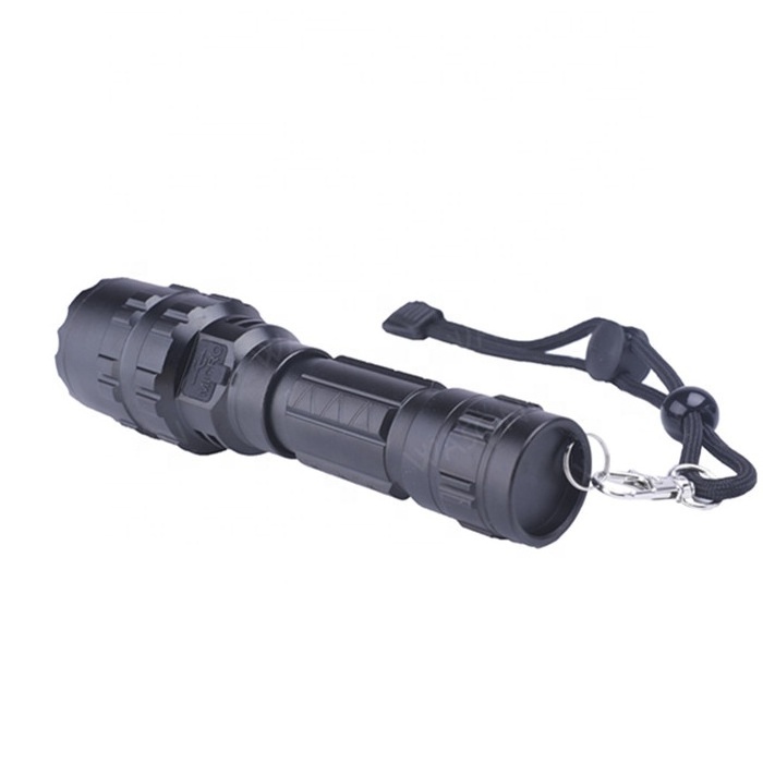 Professional durable tough T6 10W husky led torch light USB rechargeable long range outdoor flashlight for camping