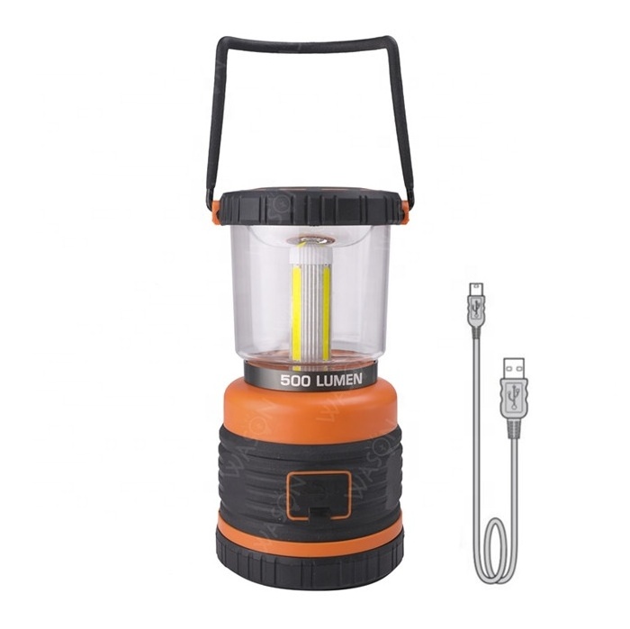 Wason High Lumen COB Outdoor Led Rechargeable Camping Lantern Perfect Lantern Flashlight for Hurricane Emergency Power Outages