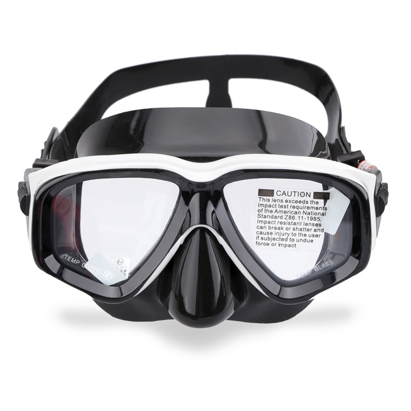 Swim Mask Dive Goggles Swimming Goggles with Nose Cover Snorkeling Gear Junior Adult Snorkel Mask for Scuba Diving Spearfishing