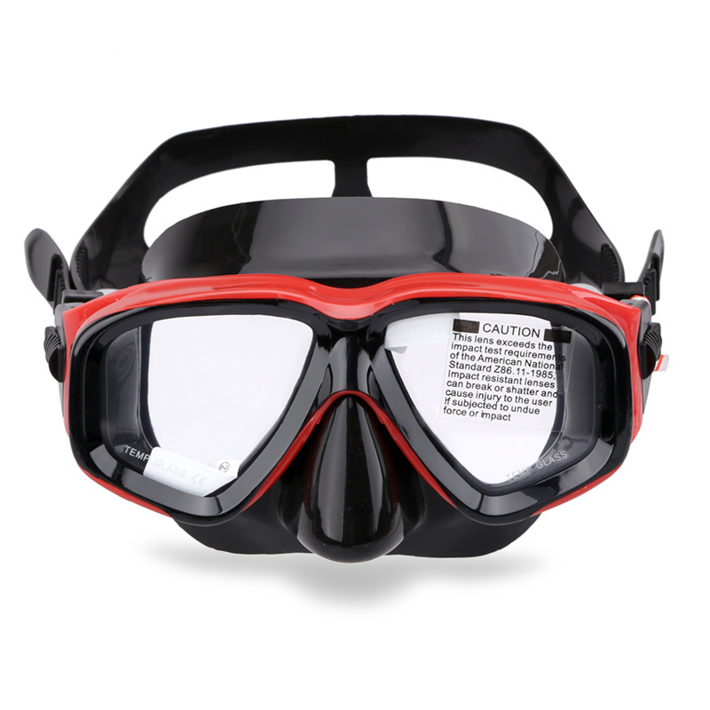 Swim Mask Dive Goggles Swimming Goggles with Nose Cover Snorkeling Gear Junior Adult Snorkel Mask for Scuba Diving Spearfishing