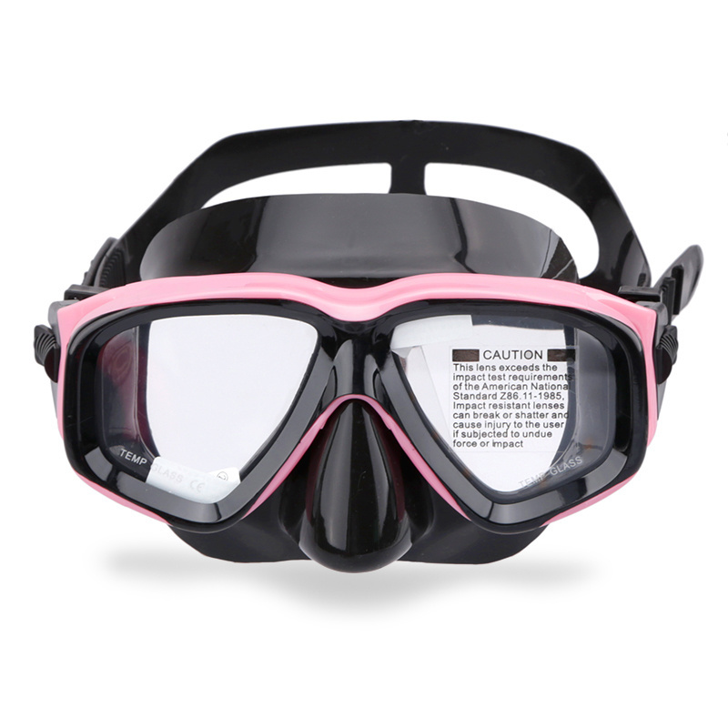 Swim Mask Dive Goggles Swimming Goggles with Nose Cover Snorkeling Gear Junior Adult Snorkel Mask for Scuba Diving Spearfishing