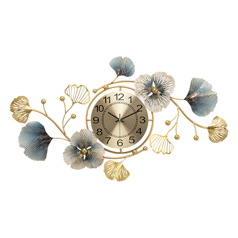 3D Wall arts home decoration high quality ,fashion living room decoration hanging clock,creative metal wall clocks luxury