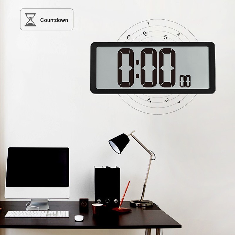 LED Digital Wall Clock Large Time Alarm Date Temperature Automatic Backlight Table Desk Watch Electronic Clocks Countdown Timer