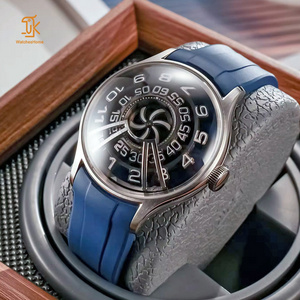 OEM Fashion Luxury Mechanical Watches Original Hombre Unique Dome Stainless Steel Limunous Automatic Wristwatch men Custom Brand