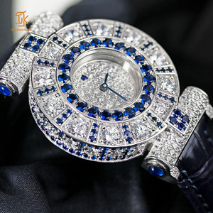 Luxury Senior Diamond Exactime Slim Quartz Watches Girls Custom Logo Sapphire Lady Diamond Jewelry Quartz Women Watch Wholesale