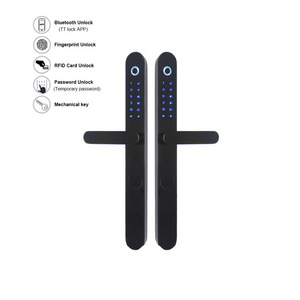 High Quality multi-functional smart door lock with TT APP fingerprint password code unlock Gate Locks