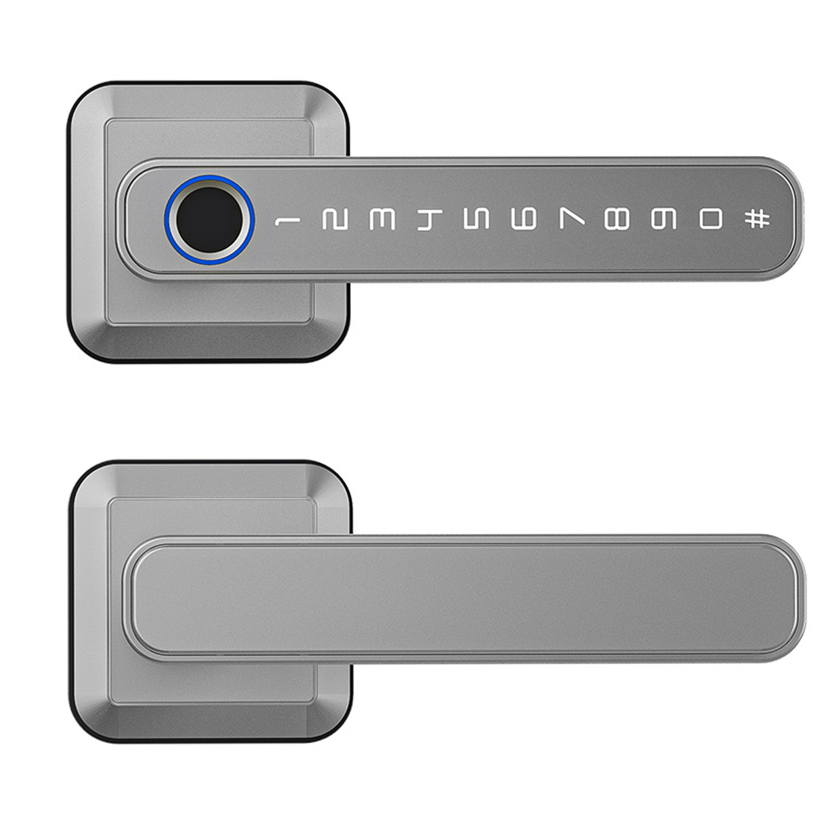 Digital Door Lock Level Smart Lock Biometric Keyless Entry Door Handle Fingerprint Lock