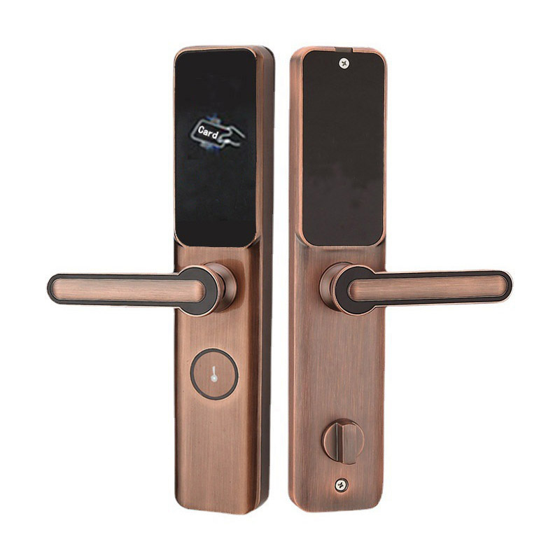 Wojin silver smart door lock hotel lock smart cheap price smart lock