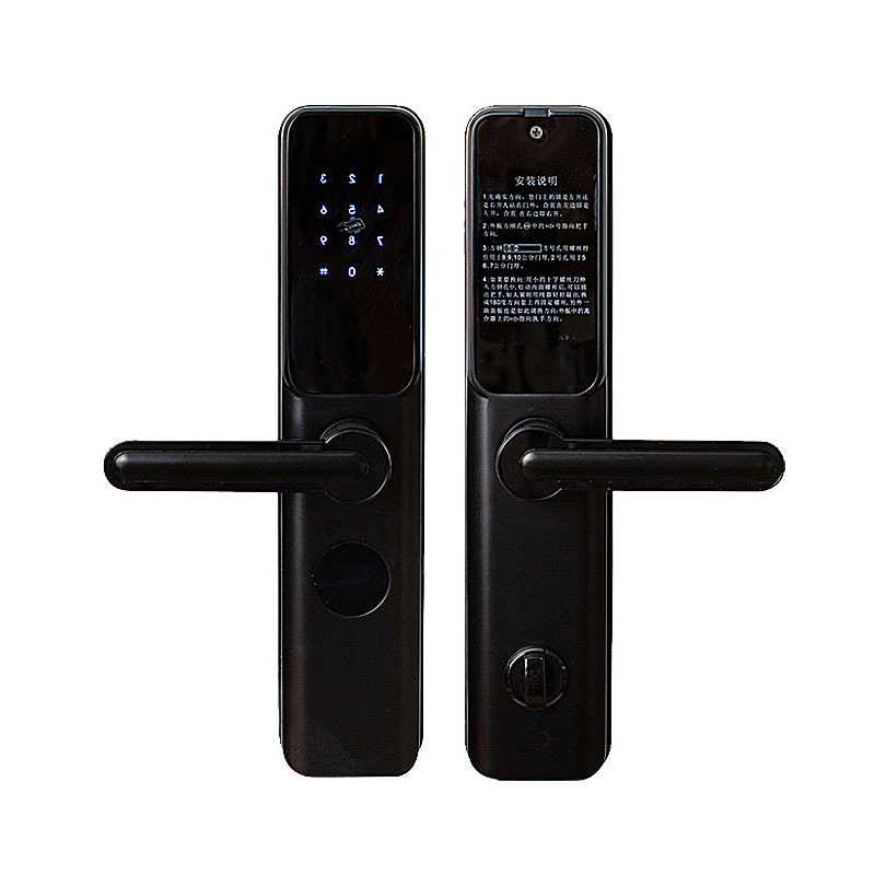 Wojin silver smart door lock hotel lock smart cheap price smart lock