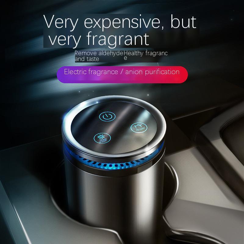 Hot selling intelligent car aromatherapy machine anion car perfume decoration balm deodorant deodorant