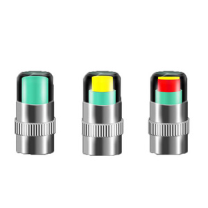 Aluminum alloy tire pressure monitoring cap pressure detection early warning valve cover