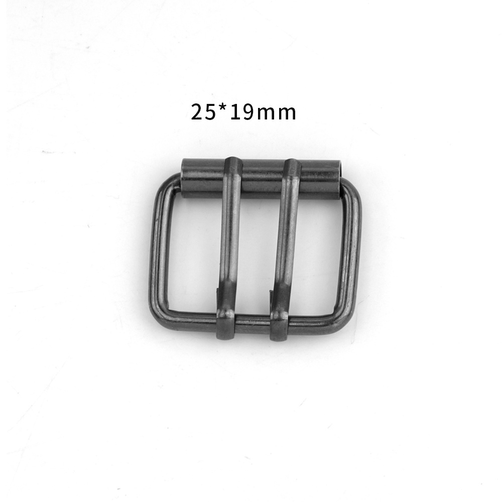 Adjustable Roller Pin Belt Buckles Snap Rectangle Metal Ring for Webbing Bag Strap Leather DIY Craft Repair Accessories