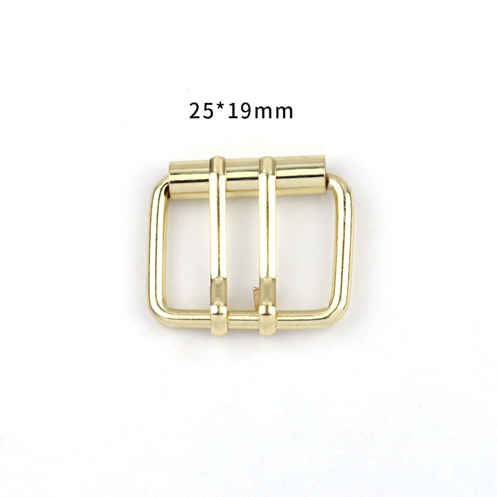 Adjustable Roller Pin Belt Buckles Snap Rectangle Metal Ring for Webbing Bag Strap Leather DIY Craft Repair Accessories