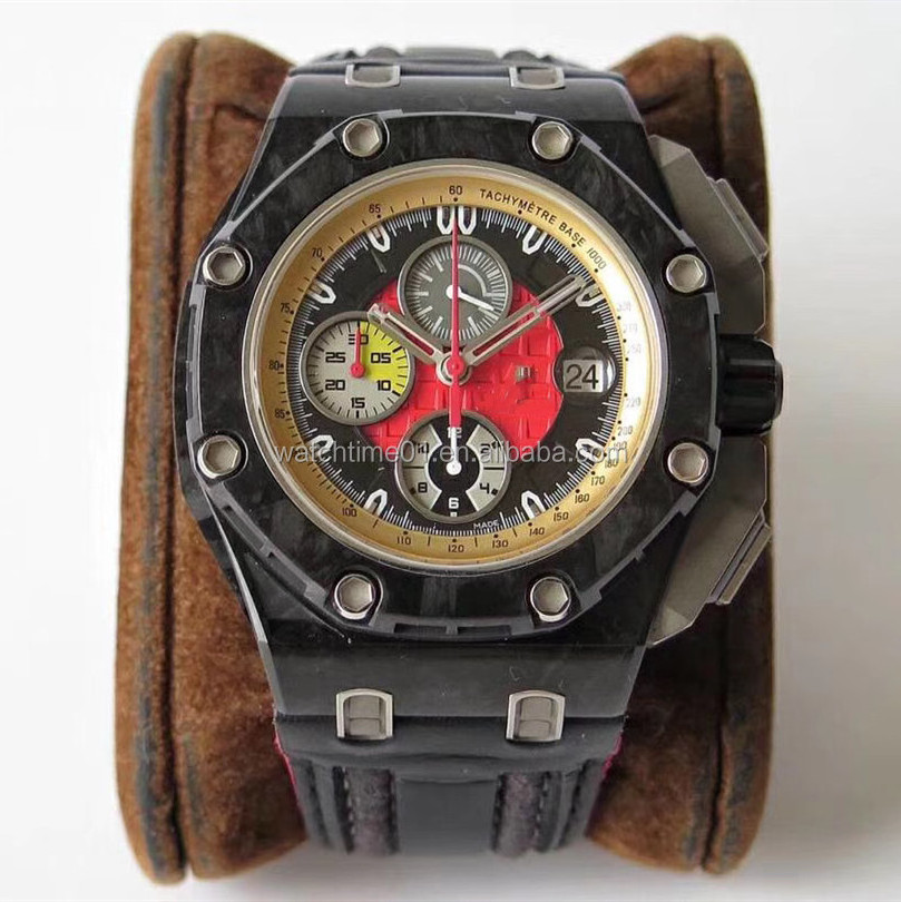 noob watch AR JF A&P carbon fiber case 3126 movement oakk GP series titanium case