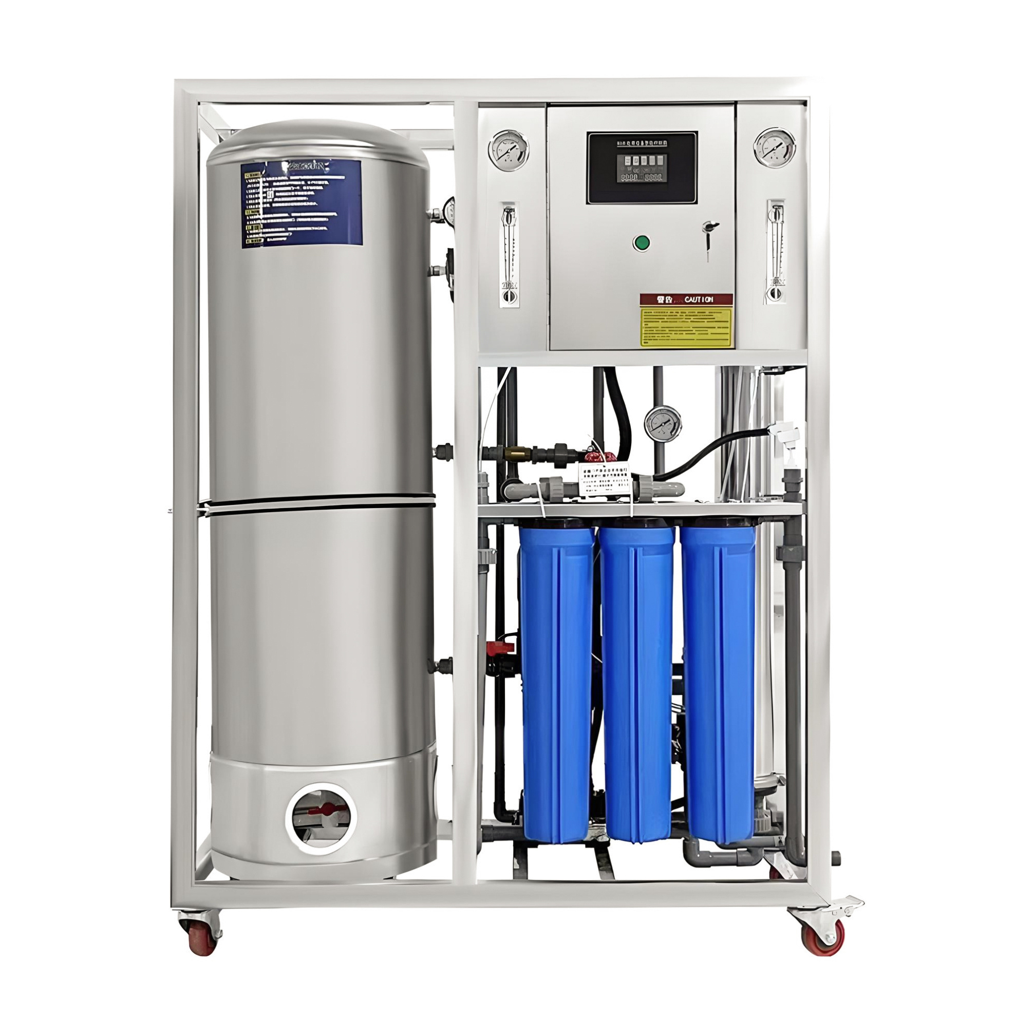 500L/H Simple Model Reverse Osmosis RO System Water Purification Machine for Manufacturing Plants