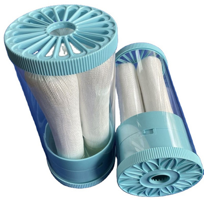 20" Jumbo filter PVDF hollow fiber UF membrane cartridge washable UF water filter element big blue filter housing