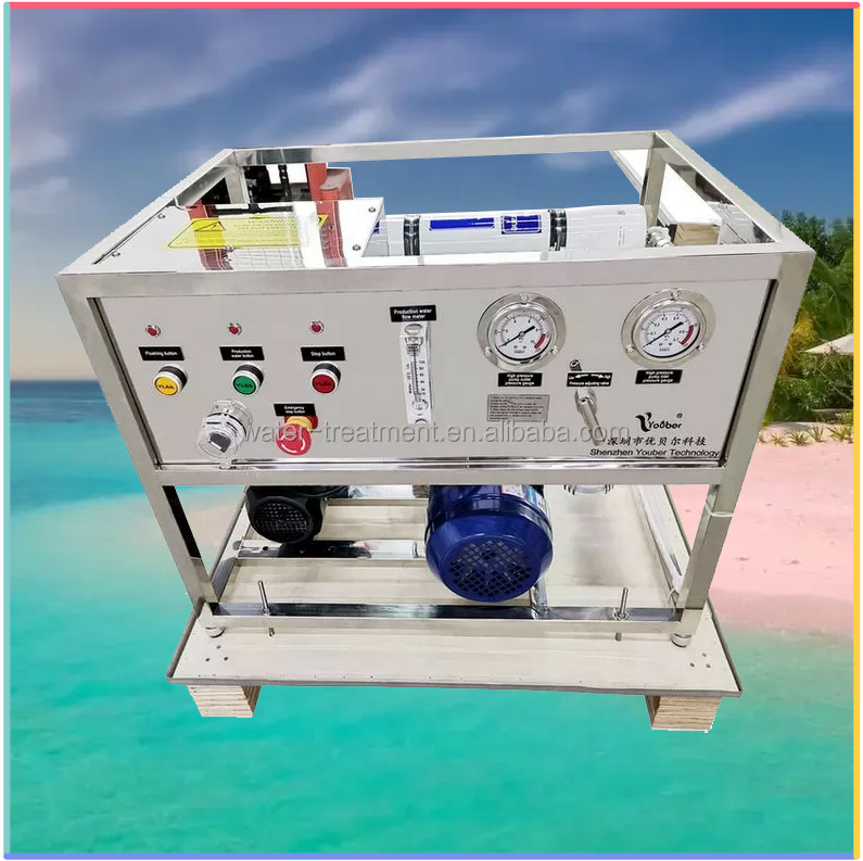 RO water maker sea water desalination plant for fishing boat yacht portable seawater desalinator