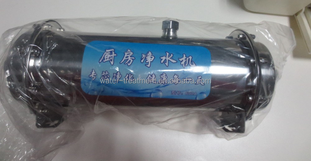 Stainless steel whole house water filter with UF membrane filter