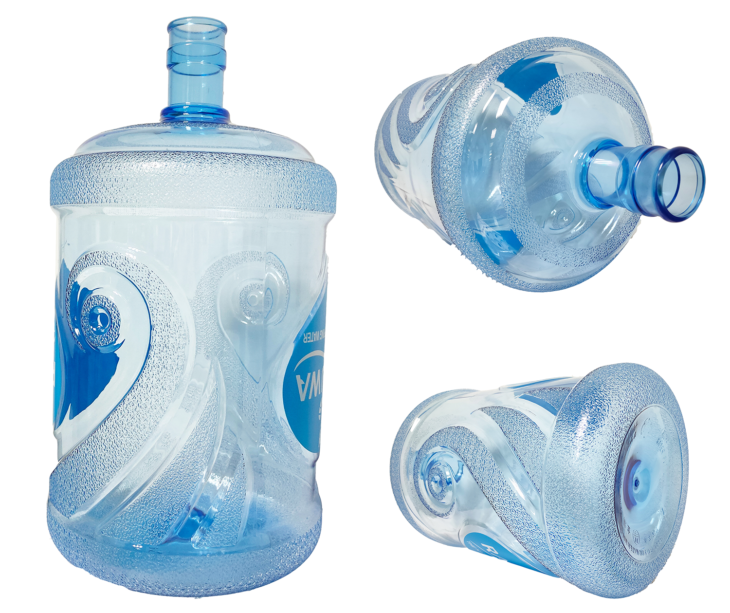 bpa free 5 gallon polycarbonate 18.9L 20L drinking water bottle 55mm Neck Blue Water Bottle Para Botellon Pet Preform