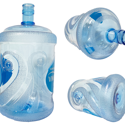 bpa free 5 gallon polycarbonate 18.9L 20L drinking water bottle 55mm Neck Blue Water Bottle Para Botellon Pet Preform