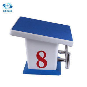 High Standard Portable Diving Board Stainless Steel Swimming Starting Block Pool Accessories