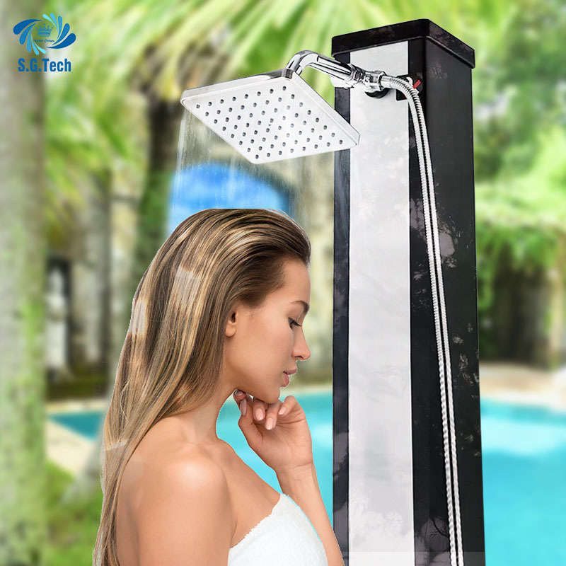 Factory Price Stainless Steel Pool Shower Spa Equipment Outdoor Swimming Pool Solar Shower