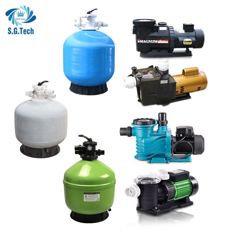 High Quality Sand filter with pump for swimming pool Combo Filter 0.5HP/0.75HP/1HP pump